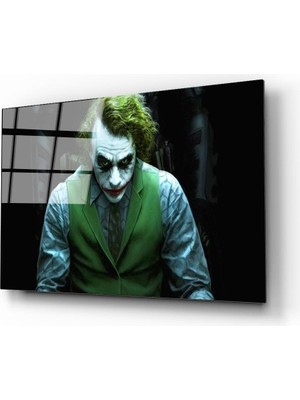 Kırmızı Ayı Joker Cam Tablo