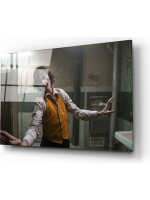 Kırmızı Ayı Joker Cam Tablo