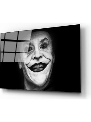 Kırmızı Ayı Joker Cam Tablo