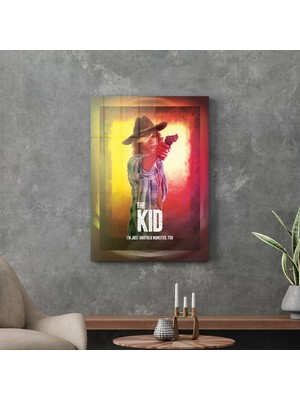 Decovetro Cam Tablo Walking Dead The Kid 50X70 cm