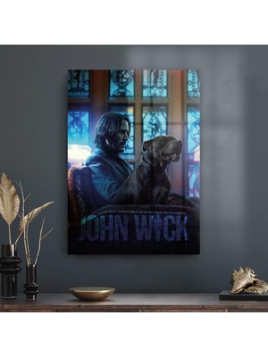 Decovetro Cam Tablo John Wick Continental 50X70 cm