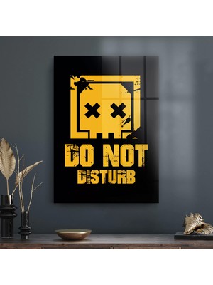 Decovetro Cam Tablo Do Not Yazılı 50X70 cm