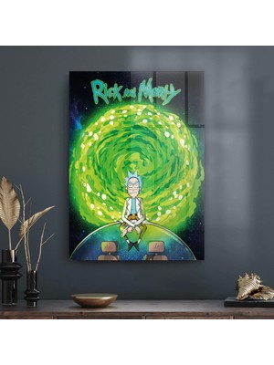 Decovetro Cam Tablo Rick And Morty 50X70 cm