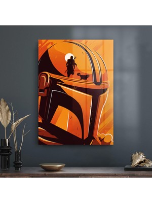 Decovetro Cam Tablo The Mandalorian Poster 30X40 cm