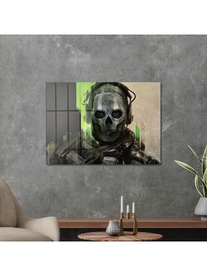 Decovetro Cam Tablo Gamer Room Ghost 50X70 cm