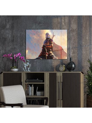 Decovetro Mandalorian Series Cam Tablo 50X70 cm