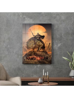 Decovetro Cam Tablo Star Wars Mandalorian Season 50X70 cm