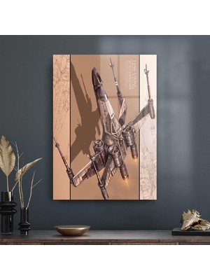 Decovetro Cam Tablo Star Wars x Wing Poster 50X70 cm