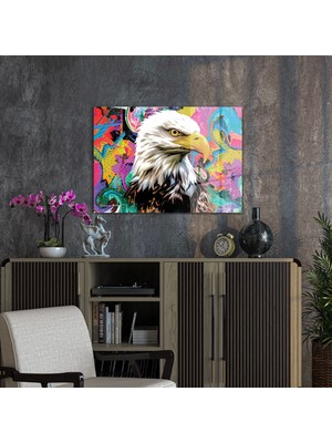 Decovetro Cam Tablo Pop Art Eagle 50X70 cm