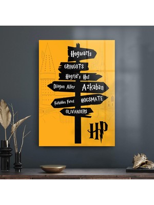 Decovetro Cam Tablo Harry Potter Sign 50X70 cm