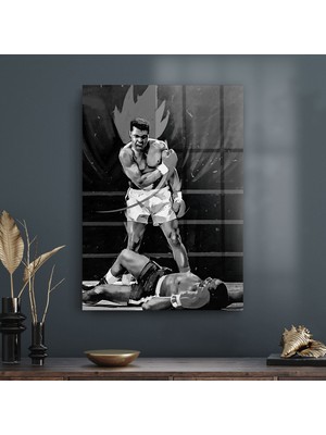 Decovetro Cam Tablo Muhammed Ali 70X100 cm