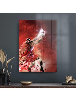 Decovetro Cam Tablo Flying Michael Jordan 30X40 cm