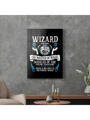 Decovetro Cam Tablo Gamer Class Wizard 70X100 cm