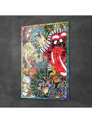 Decovetro Cam Tablo Pop Art Karma 70X100 cm