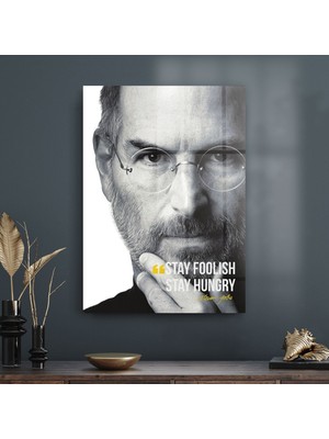 Decovetro Cam Tablo Steve Jobs Quotes 70X100 cm