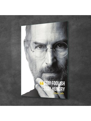 Decovetro Cam Tablo Steve Jobs Quotes 70X100 cm