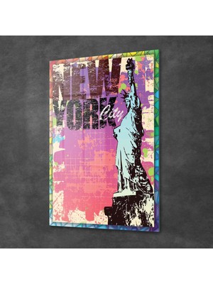 Decovetro Cam Tablo Pop Art New York 70X100 cm