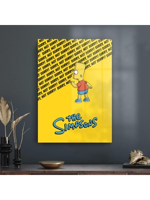 Decovetro Cam Tablo The Simpsons 70X100 cm
