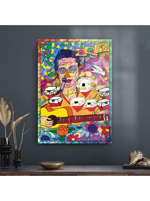 Decovetro Cam Tablo Pop Art Karma 70X100 cm