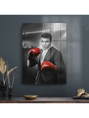 Decovetro Cam Tablo Muhammed Ali 70X100 cm