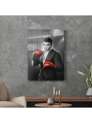 Decovetro Cam Tablo Muhammed Ali 70X100 cm