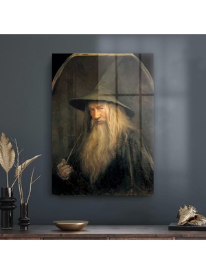 Decovetro Cam Tablo Yüzüklerin Efendisi Gandalf 70X100 cm