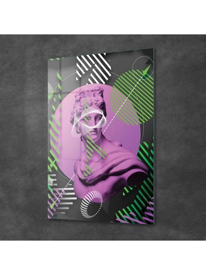 Decovetro Cam Tablo Modern Pop Art 70X100 cm