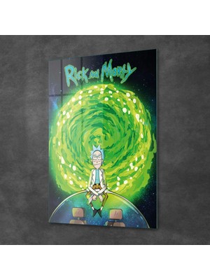 Decovetro Cam Tablo Rick And Morty 70X100 cm