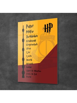 Decovetro Cam Tablo Harry Potter Mürver Asa 70X100 cm