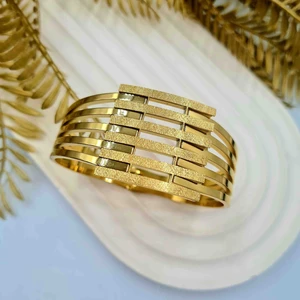 Mavi Deniz Accesories Mavidenizaccesories Çelik Kelepçe Bileklik Kaburga Bileklik Çelik