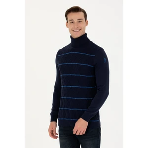 U.S. Polo Assn. Erkek Lacivert Triko Kazak 50272125-VR033
