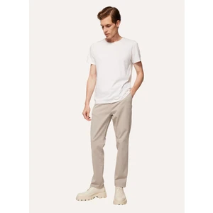 Normal Bel Dar Paça Gri Erkek Chino Pantolon F3WM-PNT902