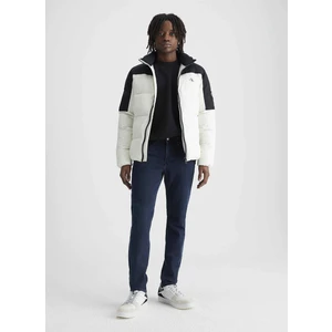 Calvin Klein Jeans Beyaz Erkek Mont J30J323461YBI