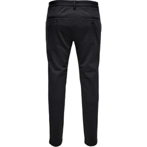 Only & Sons Yüksek Bel Dar Paça Siyah Erkek Pantolon 22013727_ONSMARK Pant Strıpe Gw 372