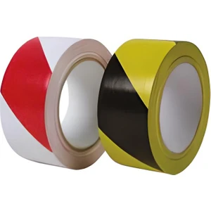 Yer İşaretleme Bandı 50 mm 30 Yrd Kırmızı Beyaz