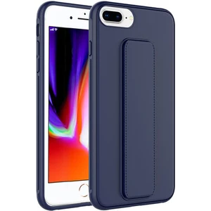 iPhone 8 Plus Kılıf Şık ve Stantlı QStand Premium Kapak