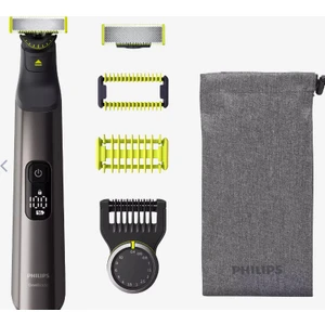 Oneblade Pro QP6551/15 Yüz ve Vücut Tüy Alma Makinesi, Koyu Gri