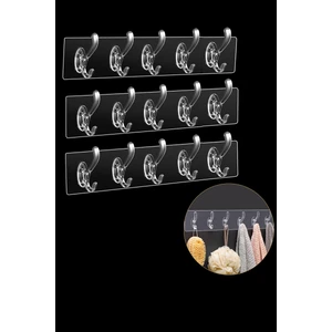 5 Pinli Yapışkanlı Askı Xenoty Design 3'lü Set