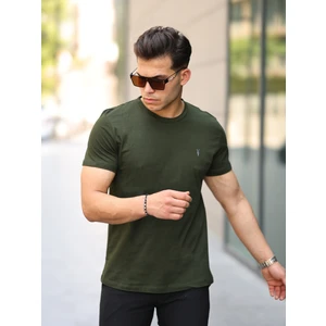 Erkek Bisiklet Yaka Standart  Pamuk Erkek Basic T-Shirt