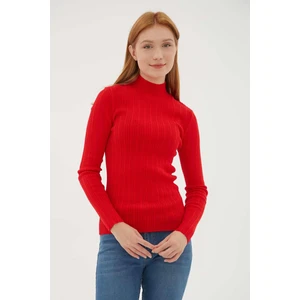 Fashion Friends Kadın Kazak Kırmızı 23K0389K1