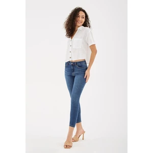 Fashion Friends Kadın Jean Pantolon Mavi 23K0565K1