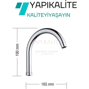 Yapı Kalite Delta Mix Lavabo Borusu Kısa
