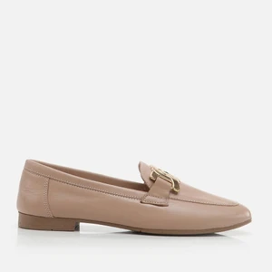 01AYH266800A330 Hakiki Deri Naturel Kadın Loafer