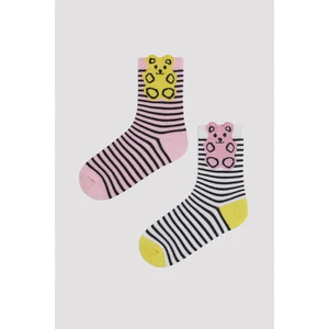Kız Çocuk Mini Bears 2 li Soket Çorap