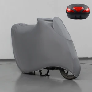 Honda NSS250 (Forza 250) Çantalı Motosiklet Brandası Gri Penye Örtü Motor Brandası