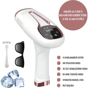 Yeni Nesil Buz Lazer Ipl Epilasyon 999.999 Atım Dokunmatik Ekran  Cilt Gençleştirme Vücut Yüz Cihazı