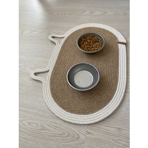 NV Sisters Evcil Hayvan Mama Paspası/yatak Önü Paspası/kedi Aksesuar Paspas/pamuk Jüt Ip