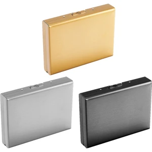 Mini Alüminyum Kredi Kartı Tutucu - Şık Metal Cüzdan (Yurt Dışından)
