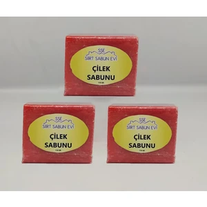 Siirt Sabun Evi Çilek Sabunu ( 3 kalıp )