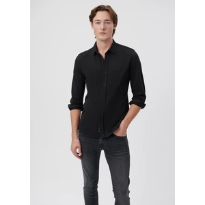 Erkek Siyah Örme Gömlek 0210329-900